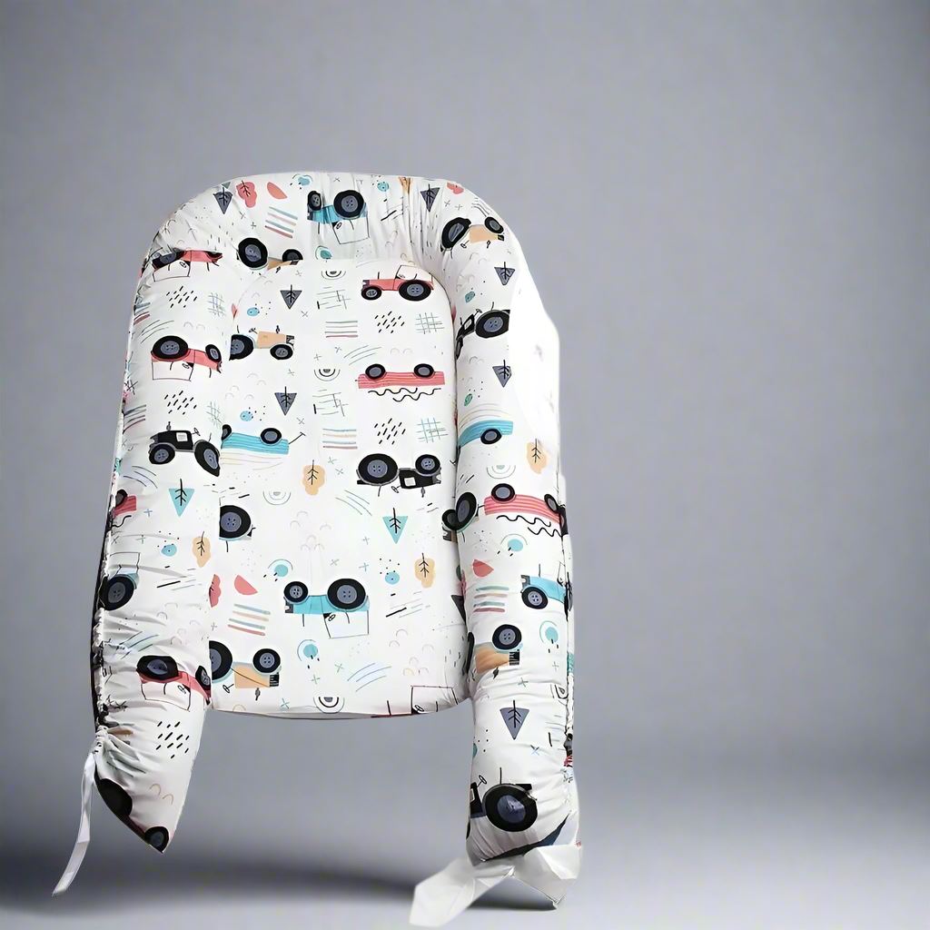 Berceau Bébé - NidPortableBébé™ - Voiture Bleue - Mon doux bébé