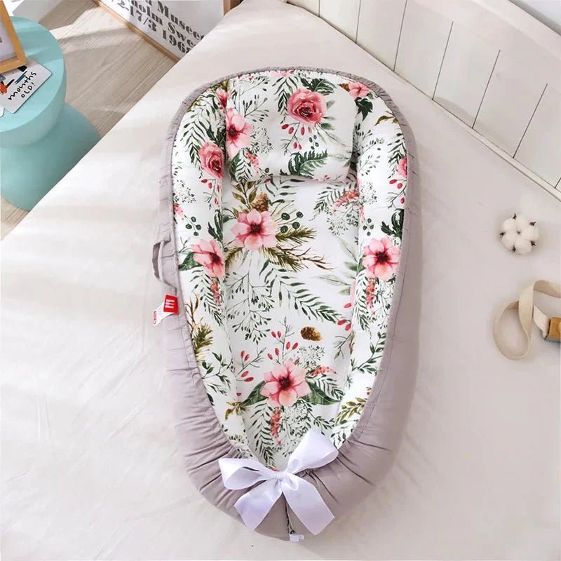 Berceau Bébé - NidPortableBébé™ - Fleurs - Mon doux bébé