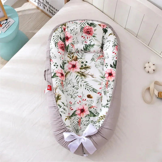 Berceau Bébé - NidPortableBébé™ - Fleurs - Mon doux bébé
