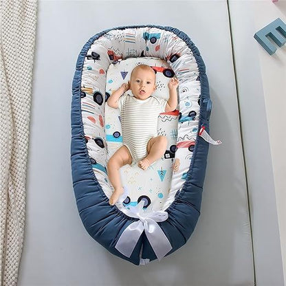 Berceau Bébé - NidPortableBébé™ - Voiture Bleue - Mon doux bébé