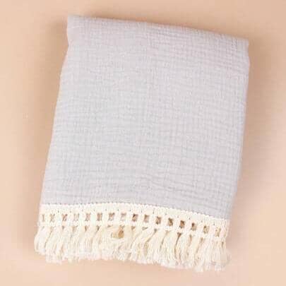 Couverture Bebe - BabyBlanket™ - Gris - Mon doux bébé