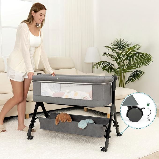 Lit Cododo - BabyBedMobile™ - Gris - Mon doux bébé