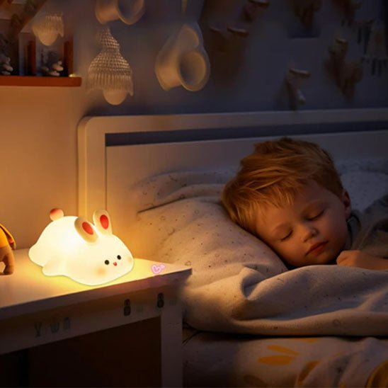 vielleuse bebe lapin avec un garcon qui dort